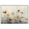 Americanflat Floral Canvas Wall Art Featuring Soft Yellow and Beige Flowers with Grey and Cream Tones - Modern Wall Art